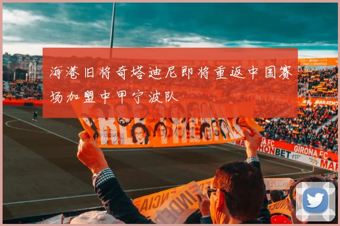 海港旧将奇塔迪尼即将重返中国赛场加盟中甲宁波队